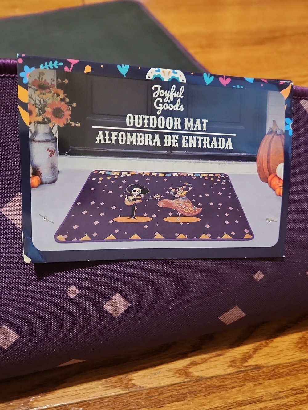 New Day Of The Dead Outdoor Mat - 18" X 29.5"